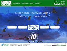 Tablet Screenshot of naturetrip.com